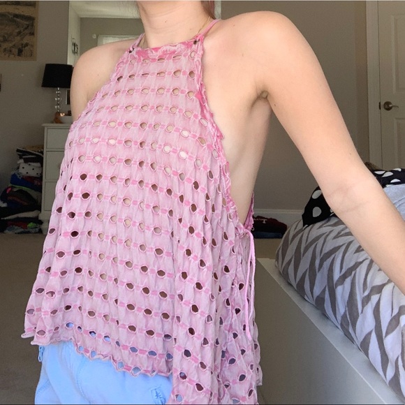 Free people pink tank Top size XS - Picture 2 of 4